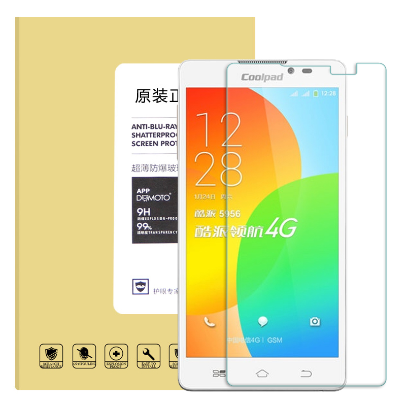 itgoogo 酷派5956钢化膜 酷派5956手机膜钢化玻璃膜 高清贴膜