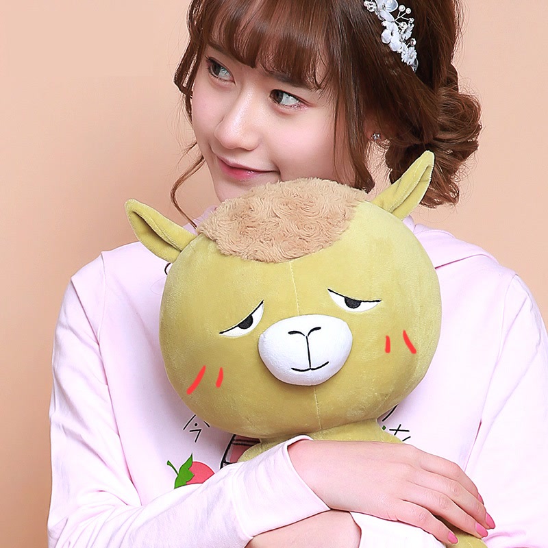 飞碟说草泥马毛绒公仔小号玩偶娃娃女生创意生日礼物玩具正品包邮